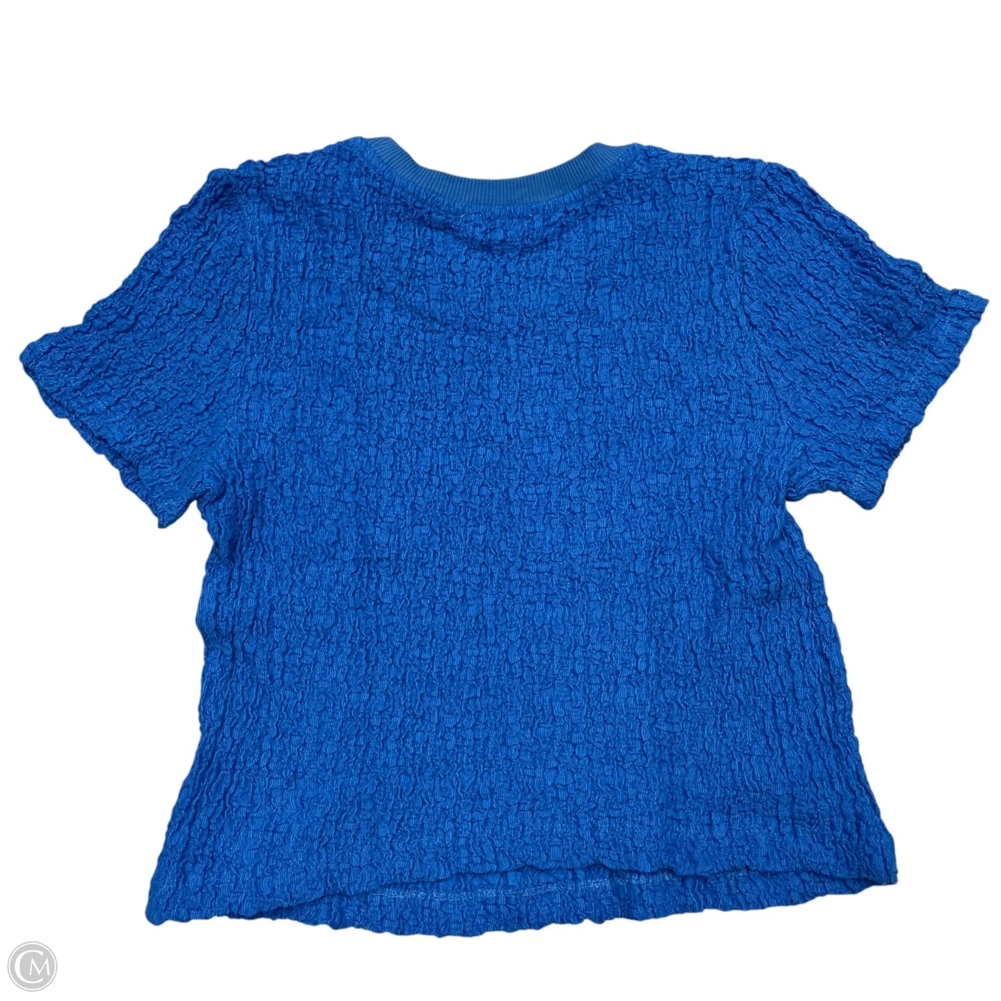 Top Short Sleeve By Celandine In Blue, Size: S
