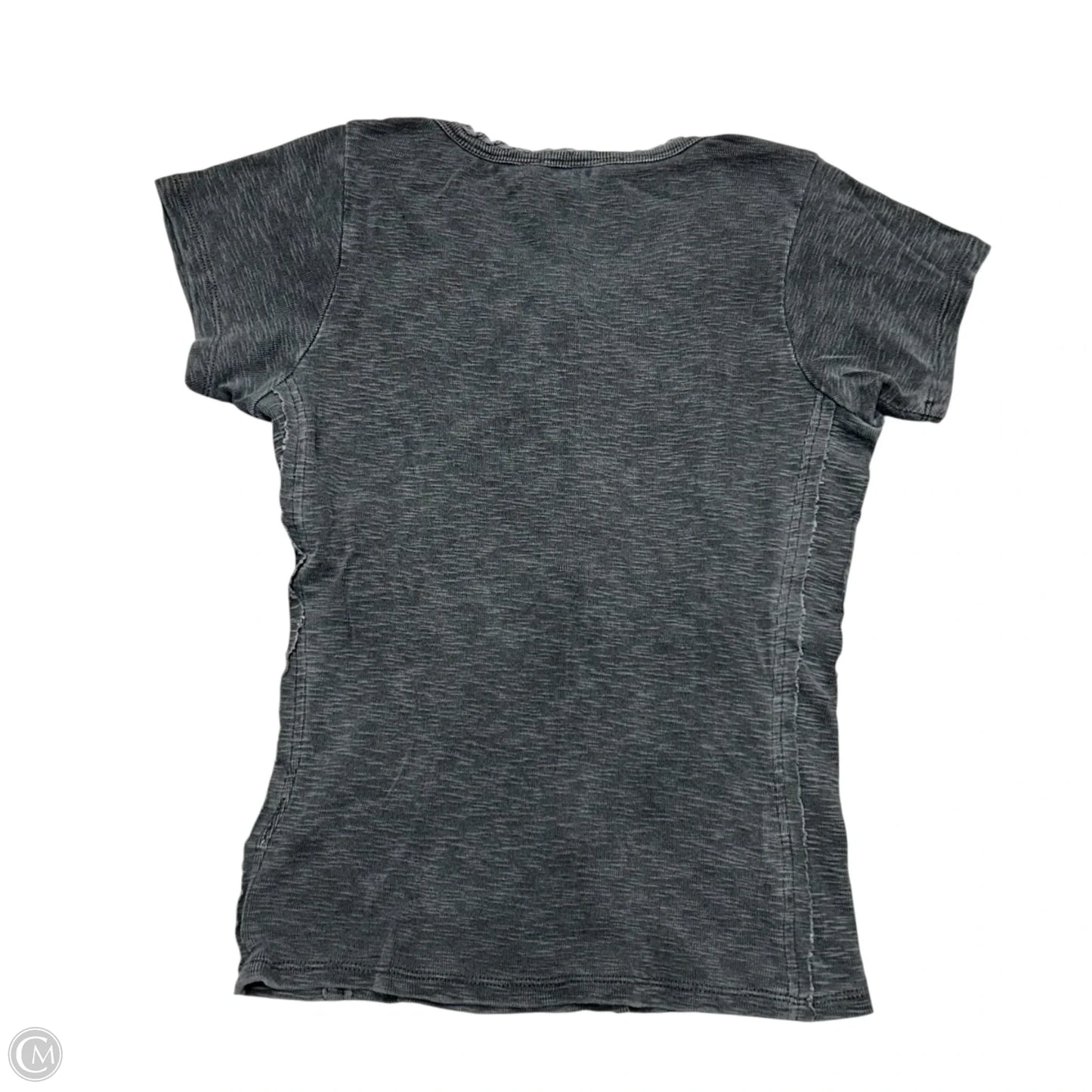 Top Short Sleeve By Lucky Brand In Grey, Size: S
