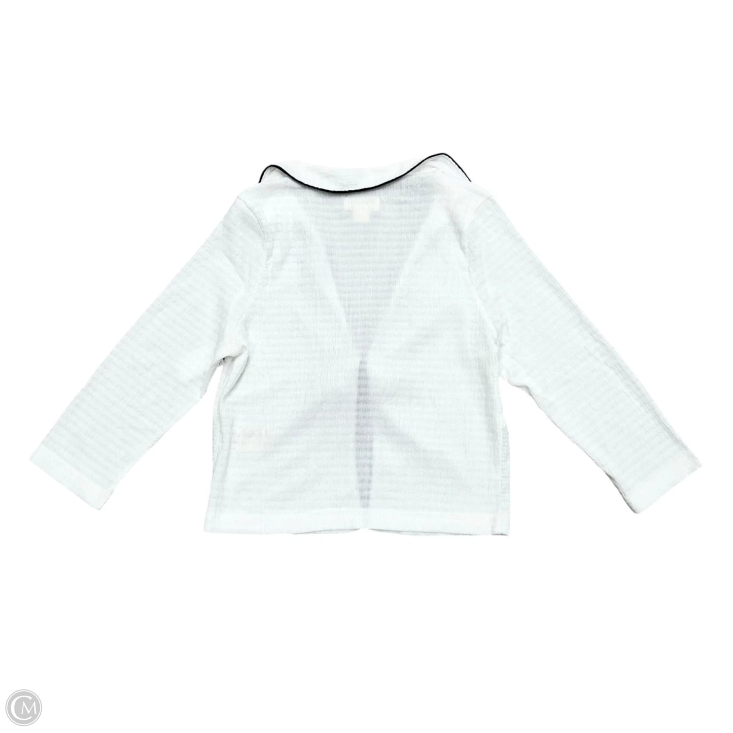 Top Long Sleeve By Maeve In White, Size: S