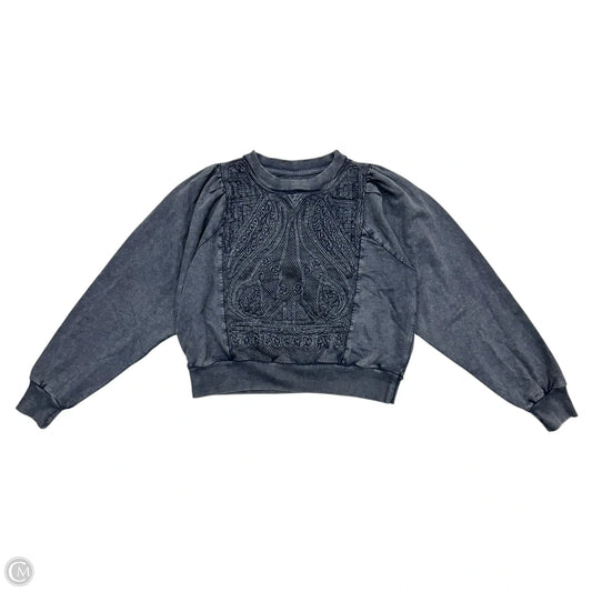 Sweatshirt Hoodie By Pilcro In Grey, Size: Xs