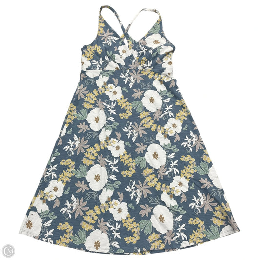 Dress Casual Short By Patagonia In Blue & Yellow, Size: S