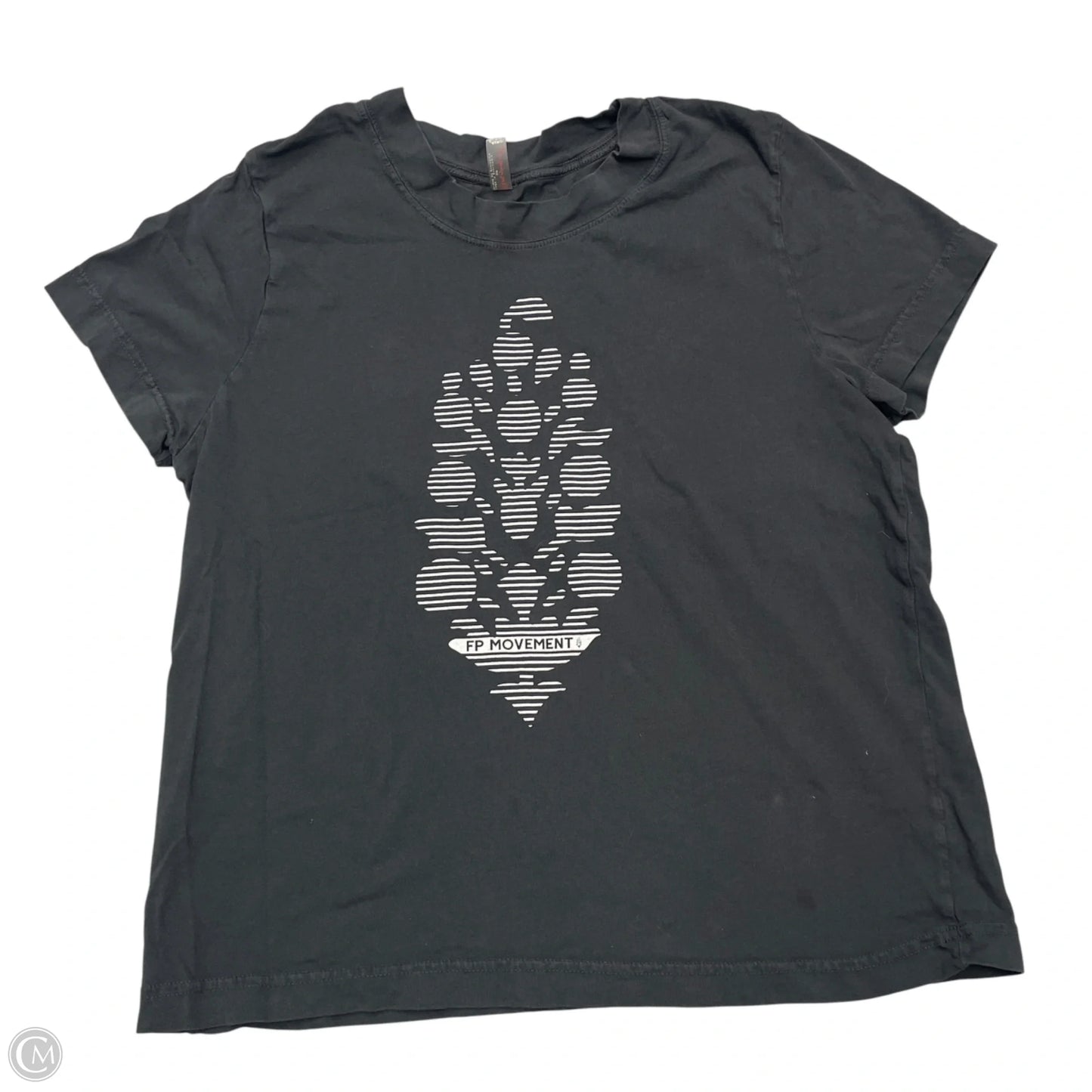 Top Short Sleeve By Free People In Grey, Size: S
