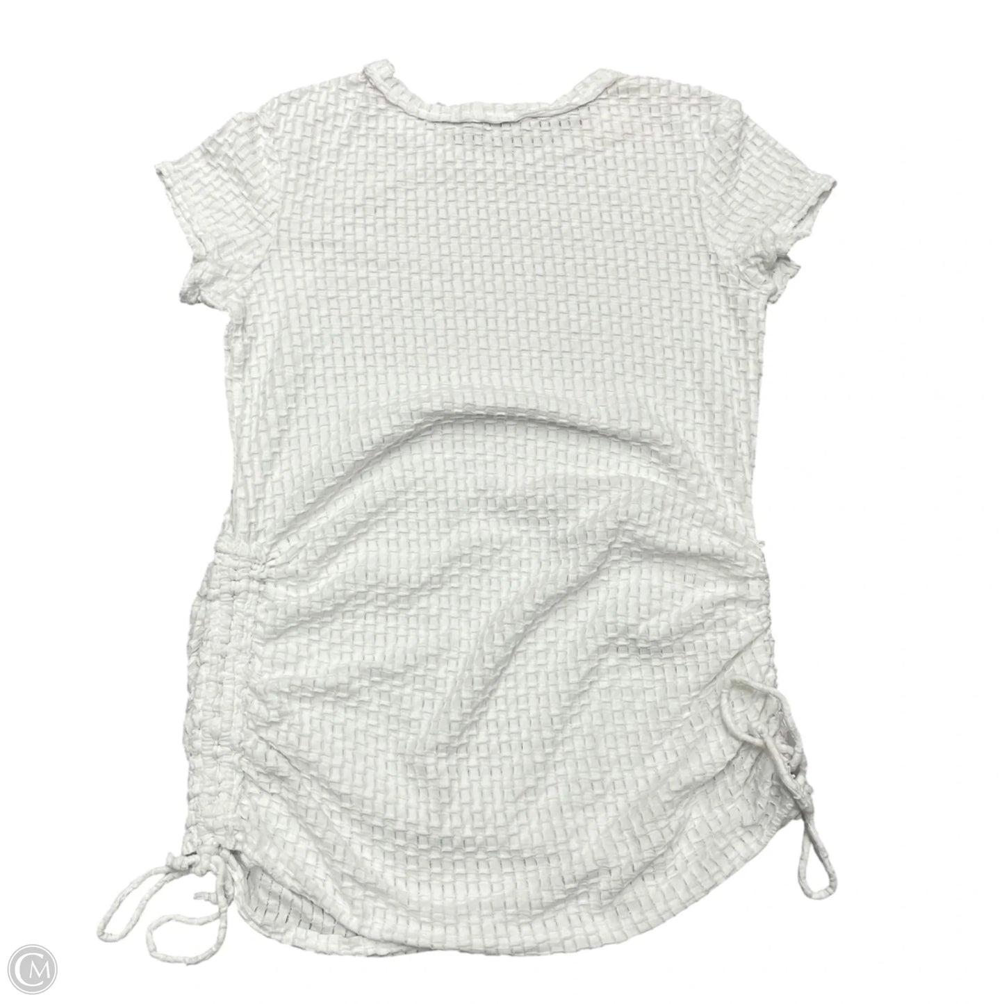 Top Short Sleeve By Free People In Ivory, Size: S