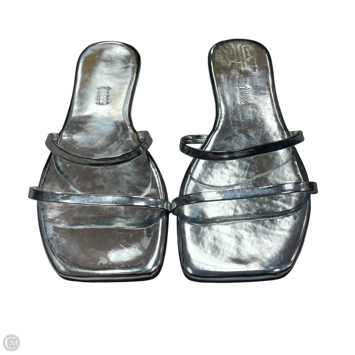 Sandals Flats By Tieks In Silver, Size: 10
