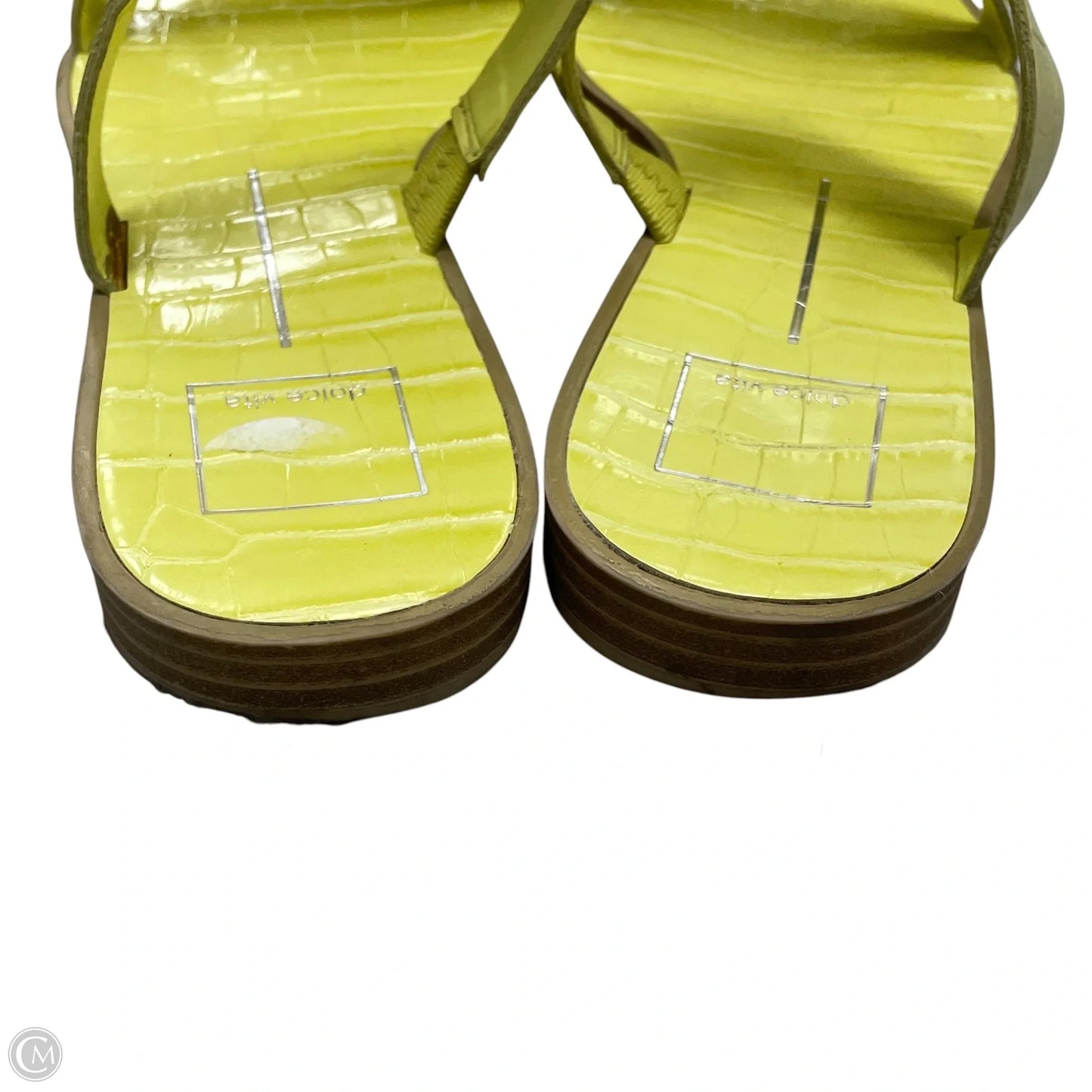 Sandals Flats By Dolce Vita In Yellow, Size: 10