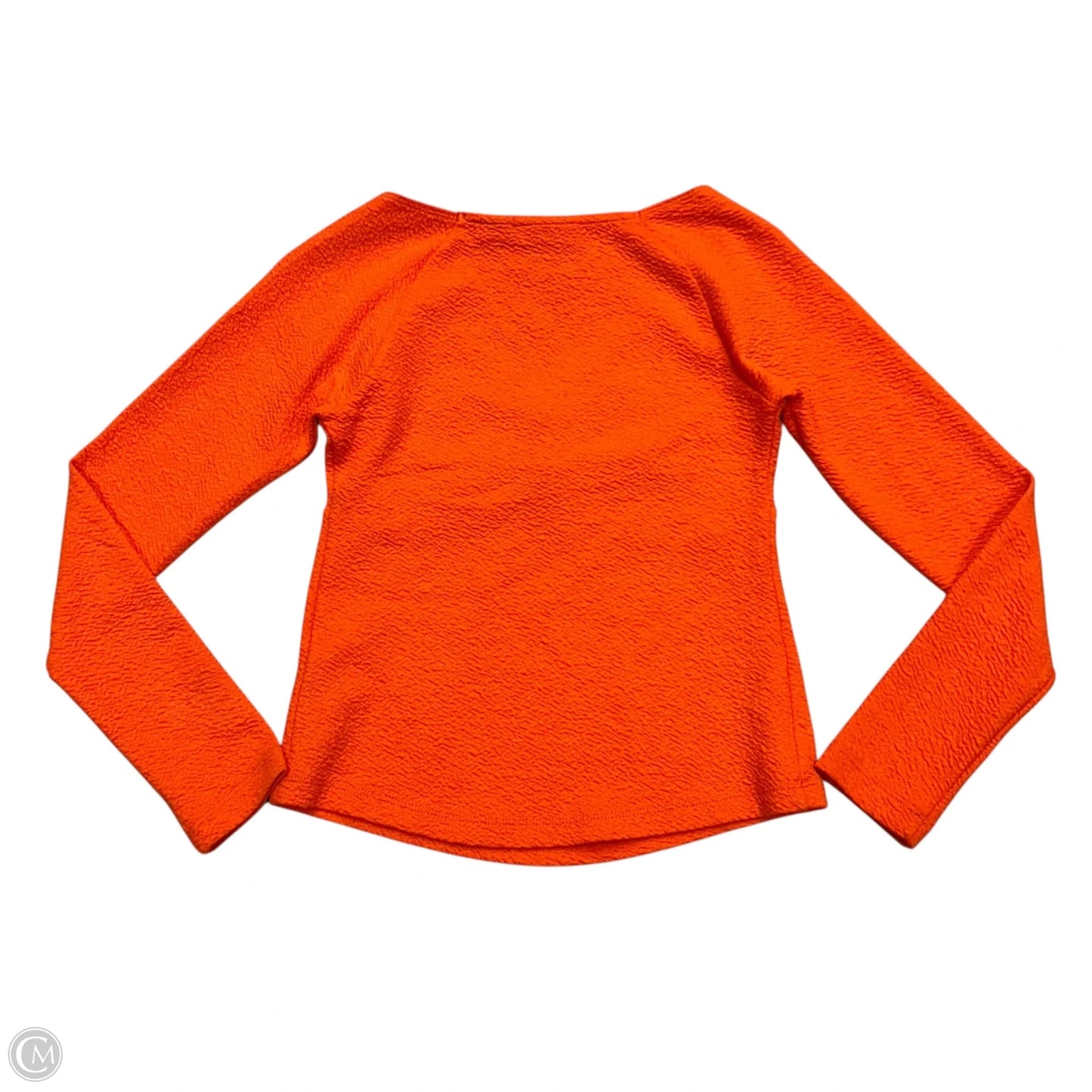 Top Long Sleeve By Maeve In Orange, Size: Xs