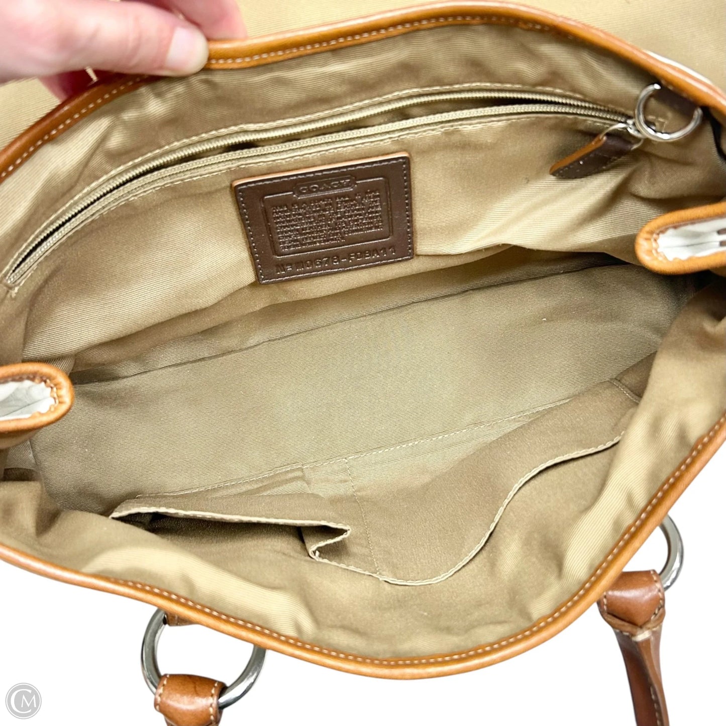 Handbag Designer By Coach, Size: Medium