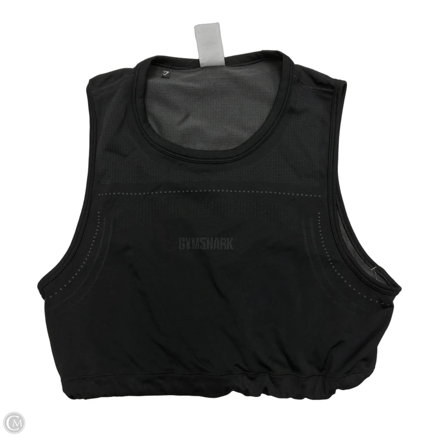 Athletic Top Short Sleeve By Gym Shark In Black, Size: S