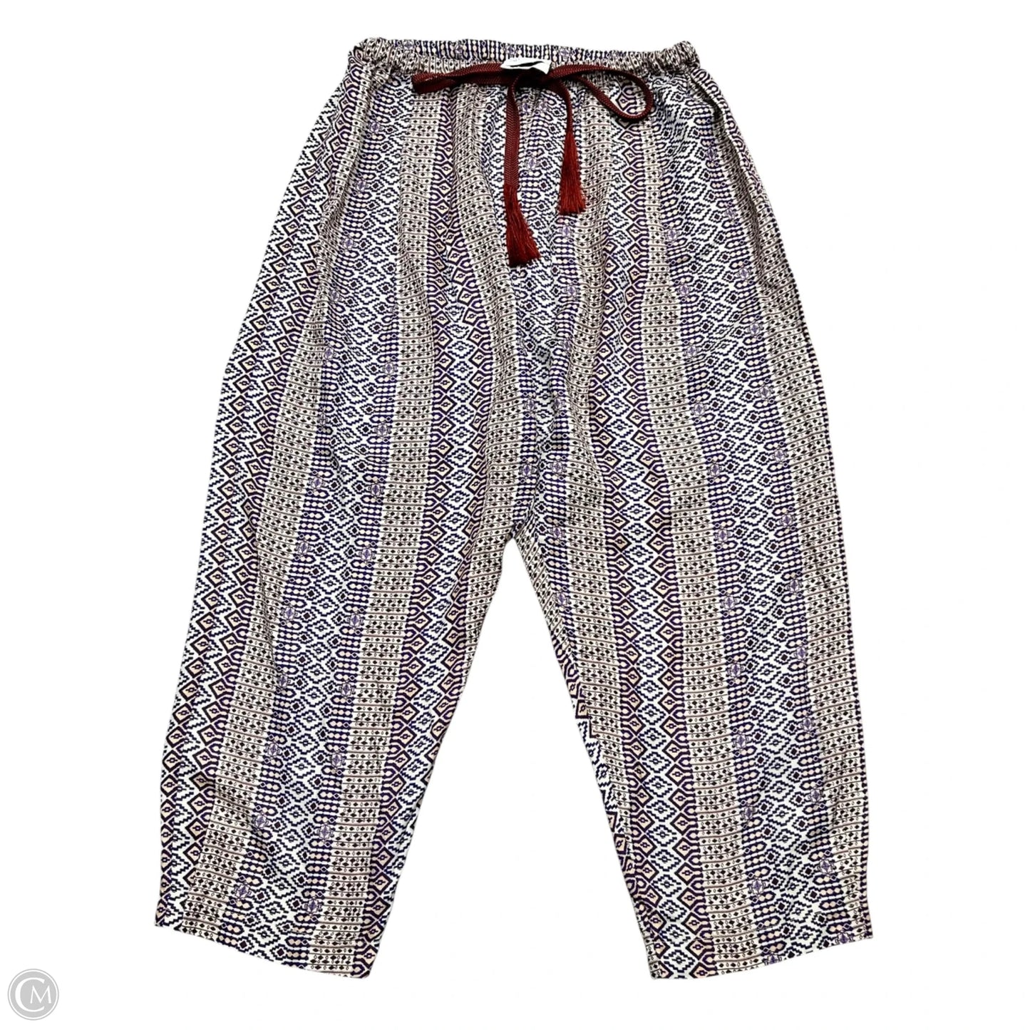 Pants Wide Leg By Forte Forte In Purple & Tan, Size: S