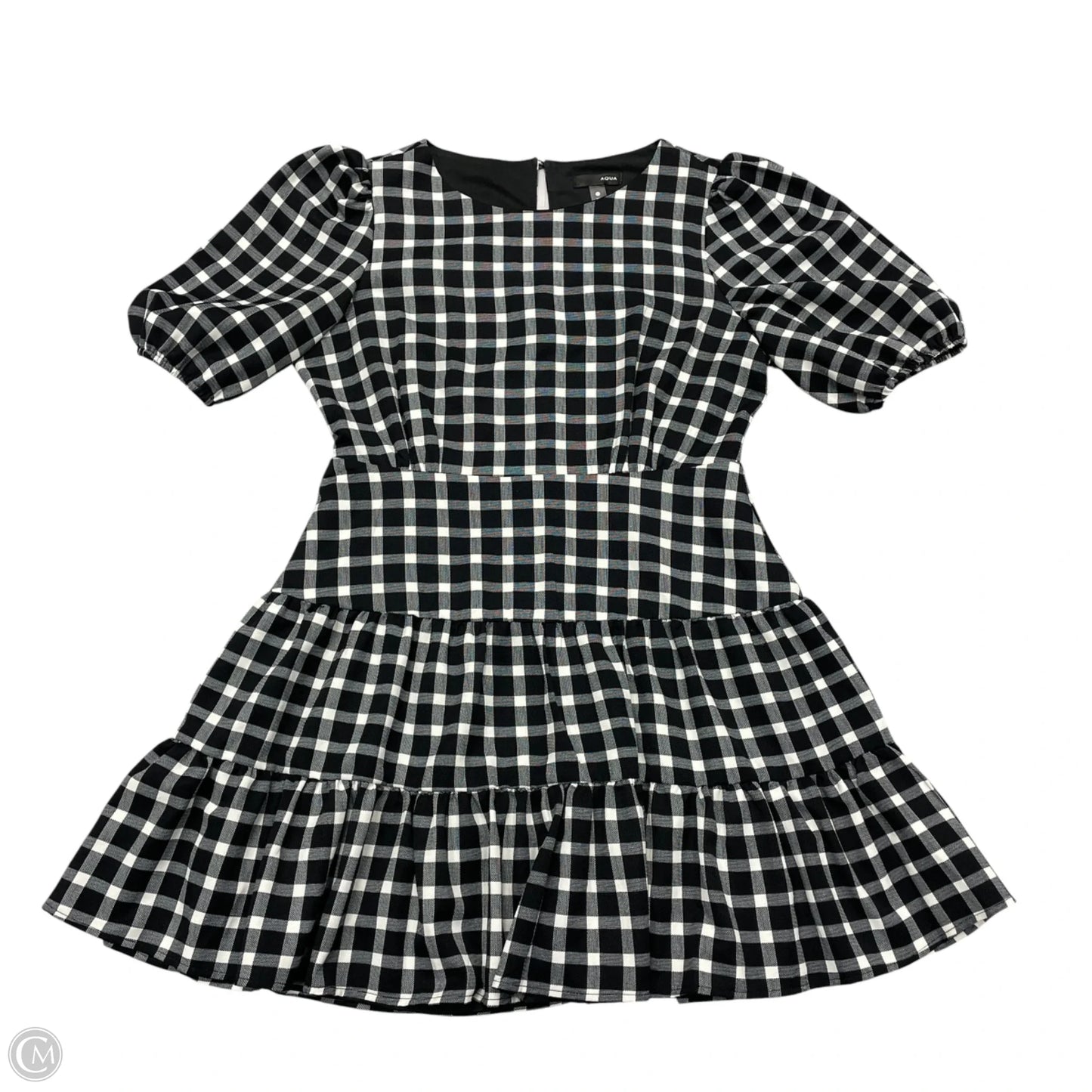 Dress Party Short By Aqua In Black & White, Size: L