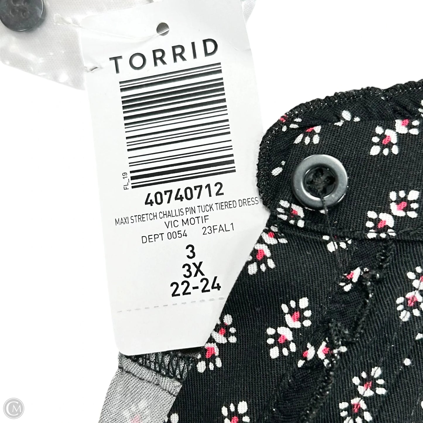 Dress Casual Maxi By Torrid In Black & White, Size: 3x