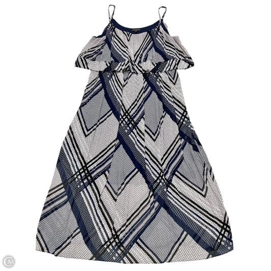 Dress Casual Maxi By Lane Bryant In Blue Red & White, Size: 2x