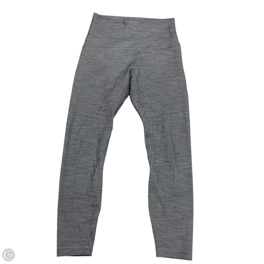 Athletic Leggings By Lululemon In Grey, Size: S