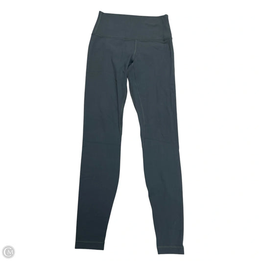 Athletic Leggings By Lululemon In Grey, Size: S