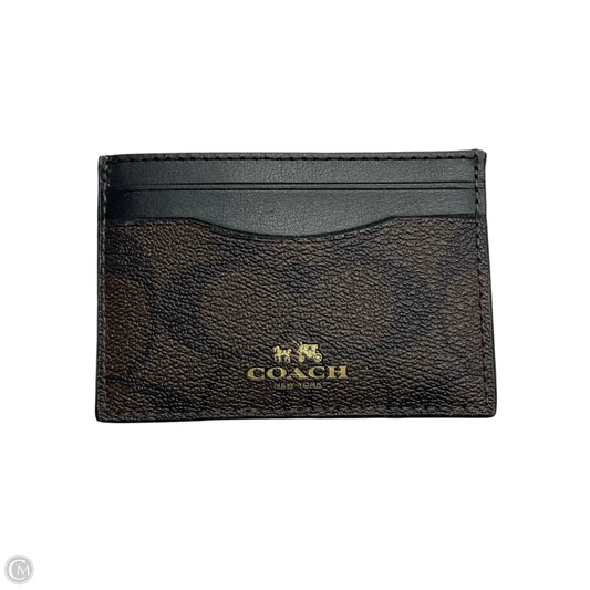 Id/card Holder Designer By Coach, Size: Small