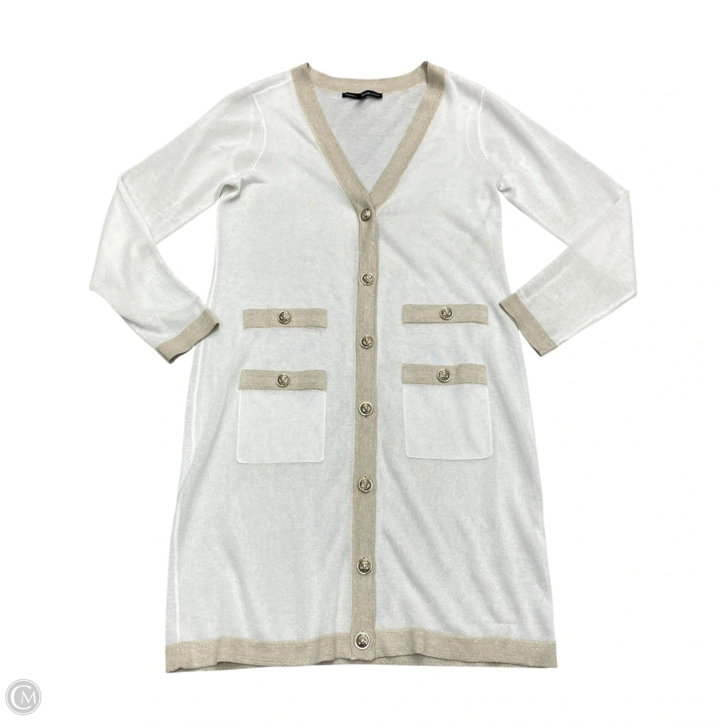 Cardigan By White House Black Market In Ivory, Size: M
