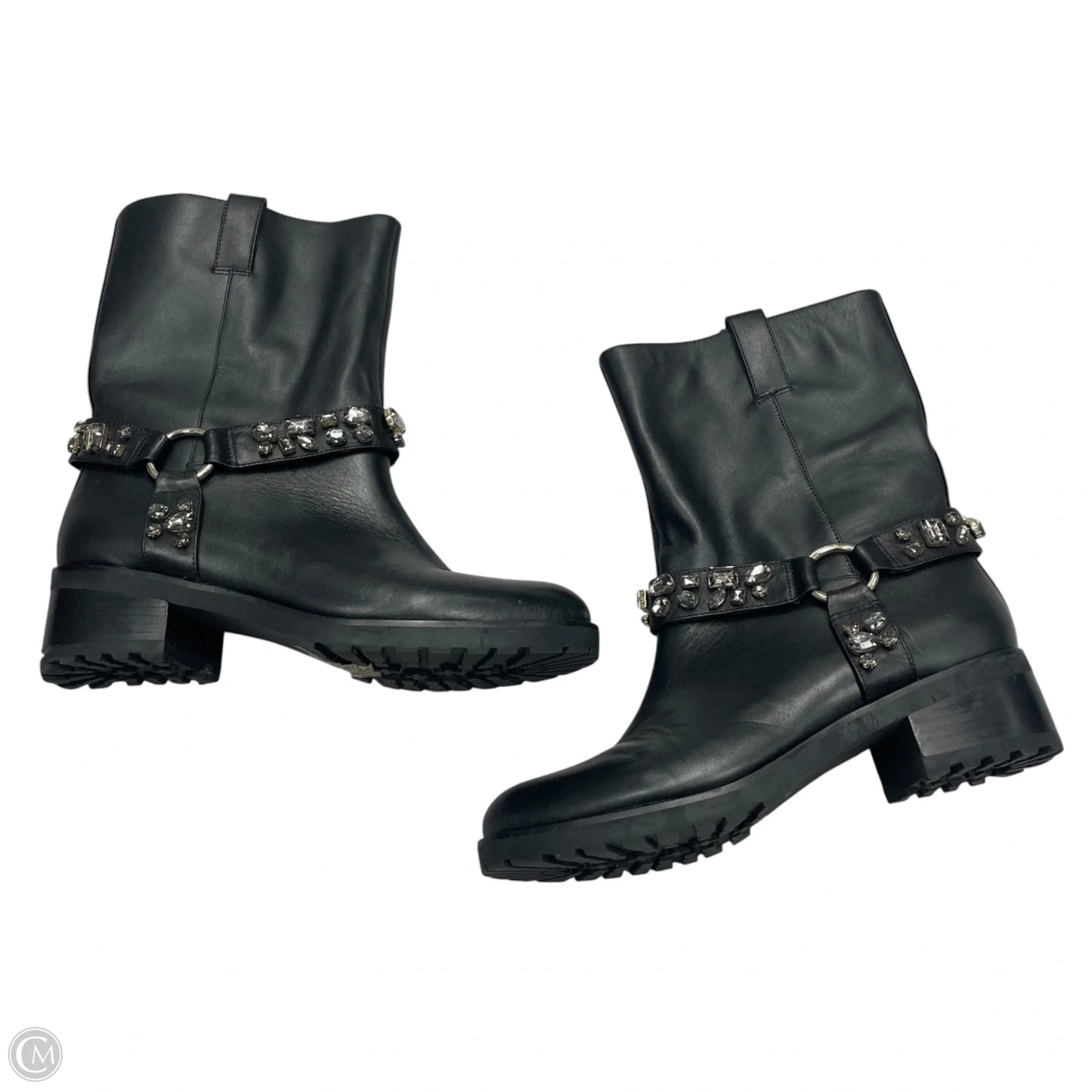 Boots Ankle Heels By White House Black Market In Black, Size: 8.5