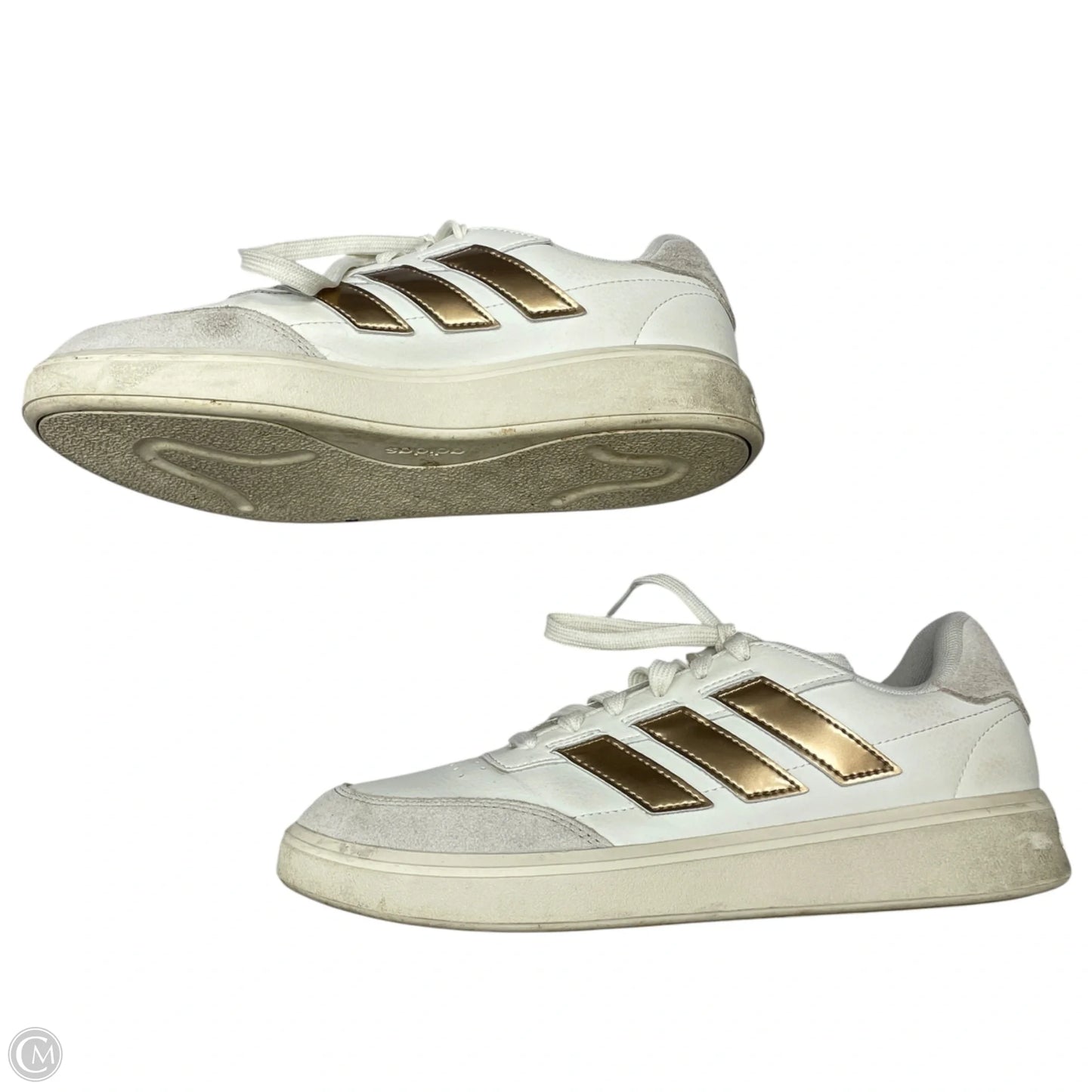 Shoes Athletic By Adidas In Ivory, Size: 9