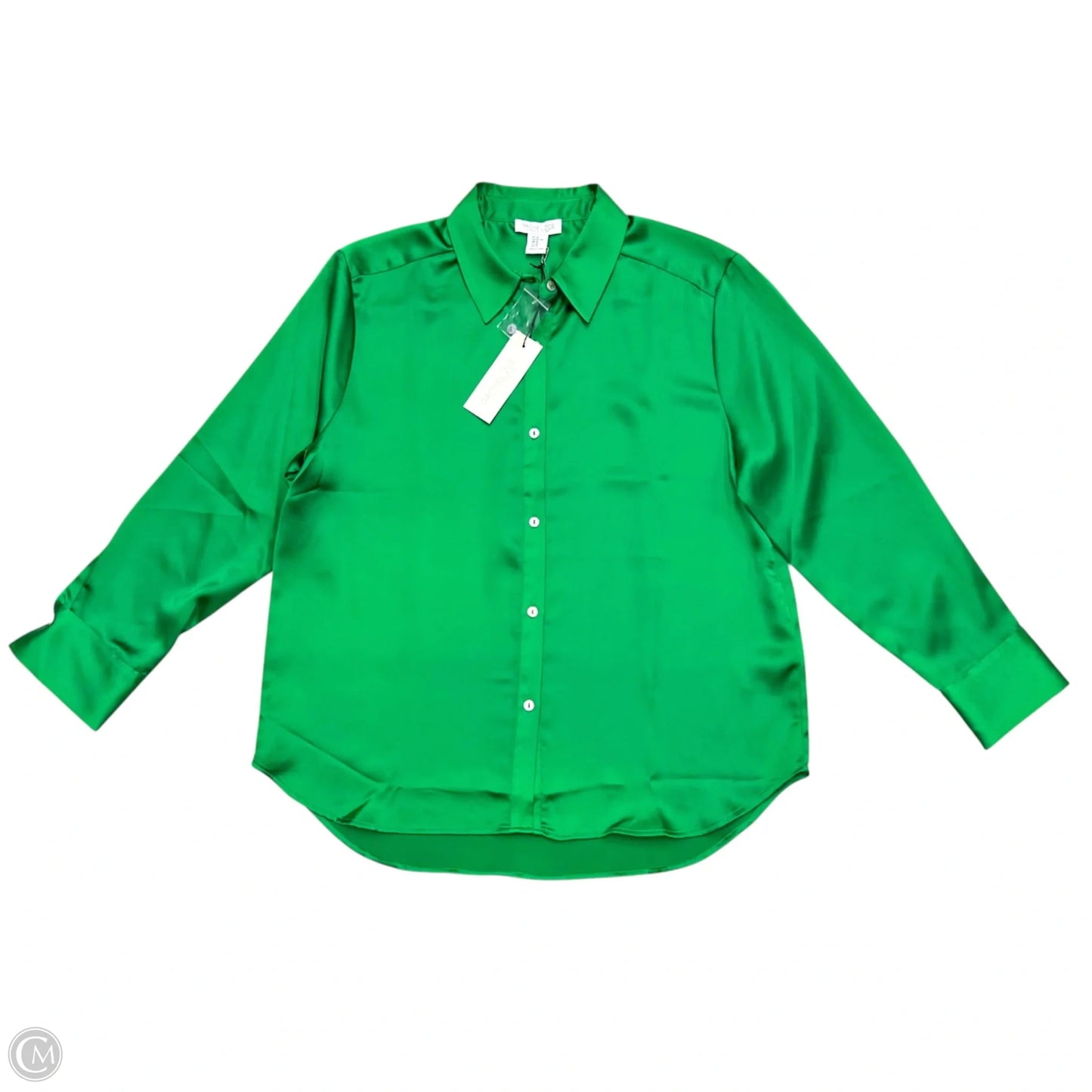 Blouse Long Sleeve By Rachel Zoe In Green, Size: Xl