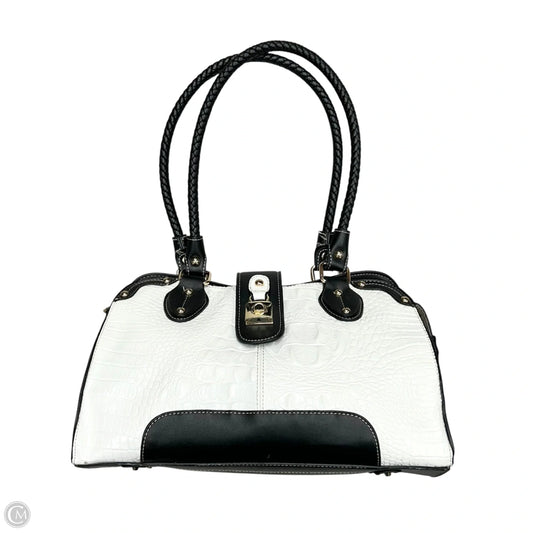 Handbag Leather By Mac, Size: Medium