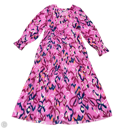 Dress Party Long By Chicos In Purple, Size: Xl