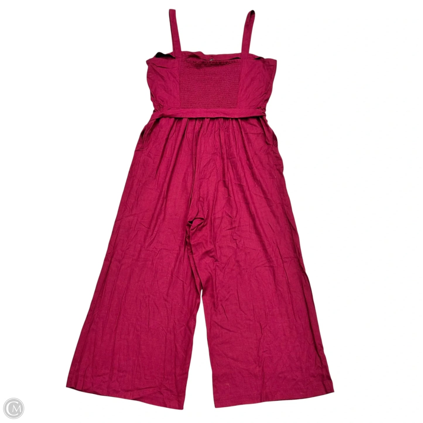 Jumpsuit By Ann Taylor In Maroon, Size: Xl