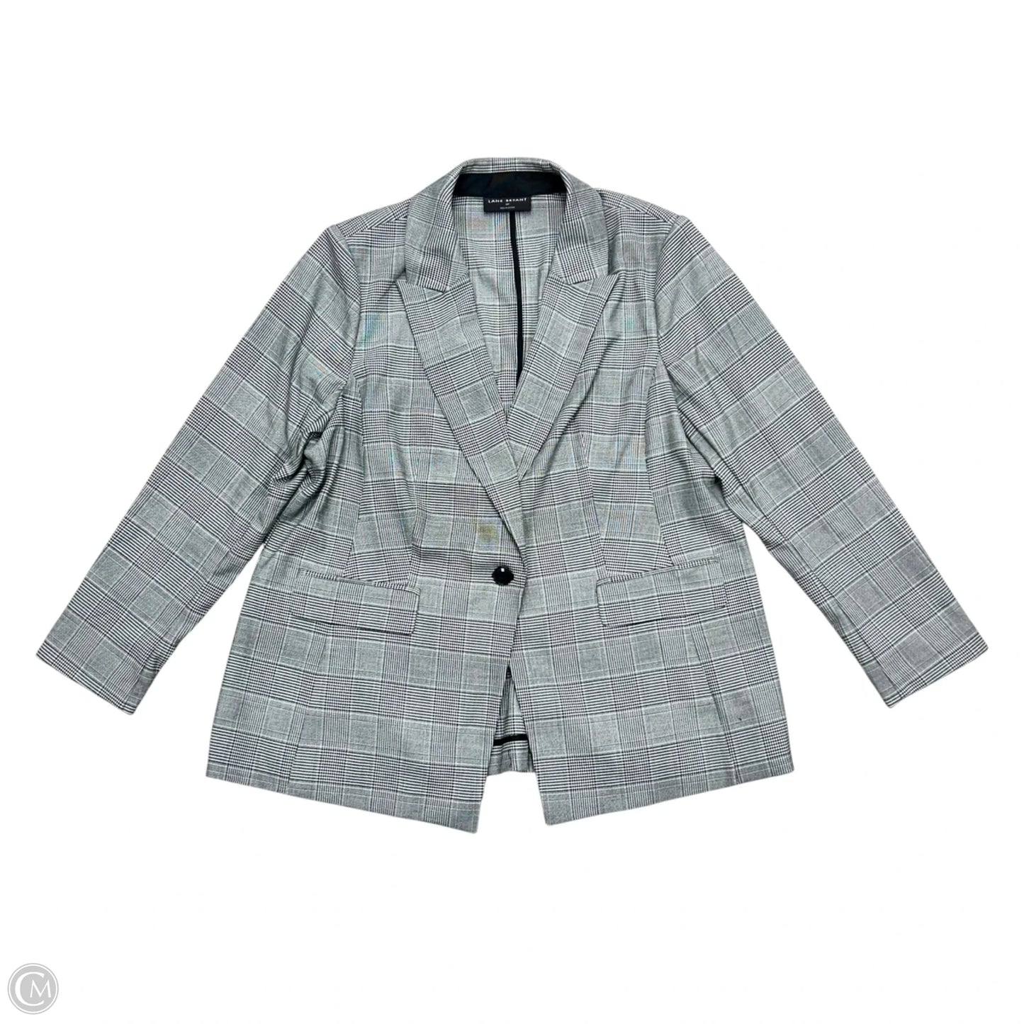 Blazer By Lane Bryant In Black & White, Size: 1Xp