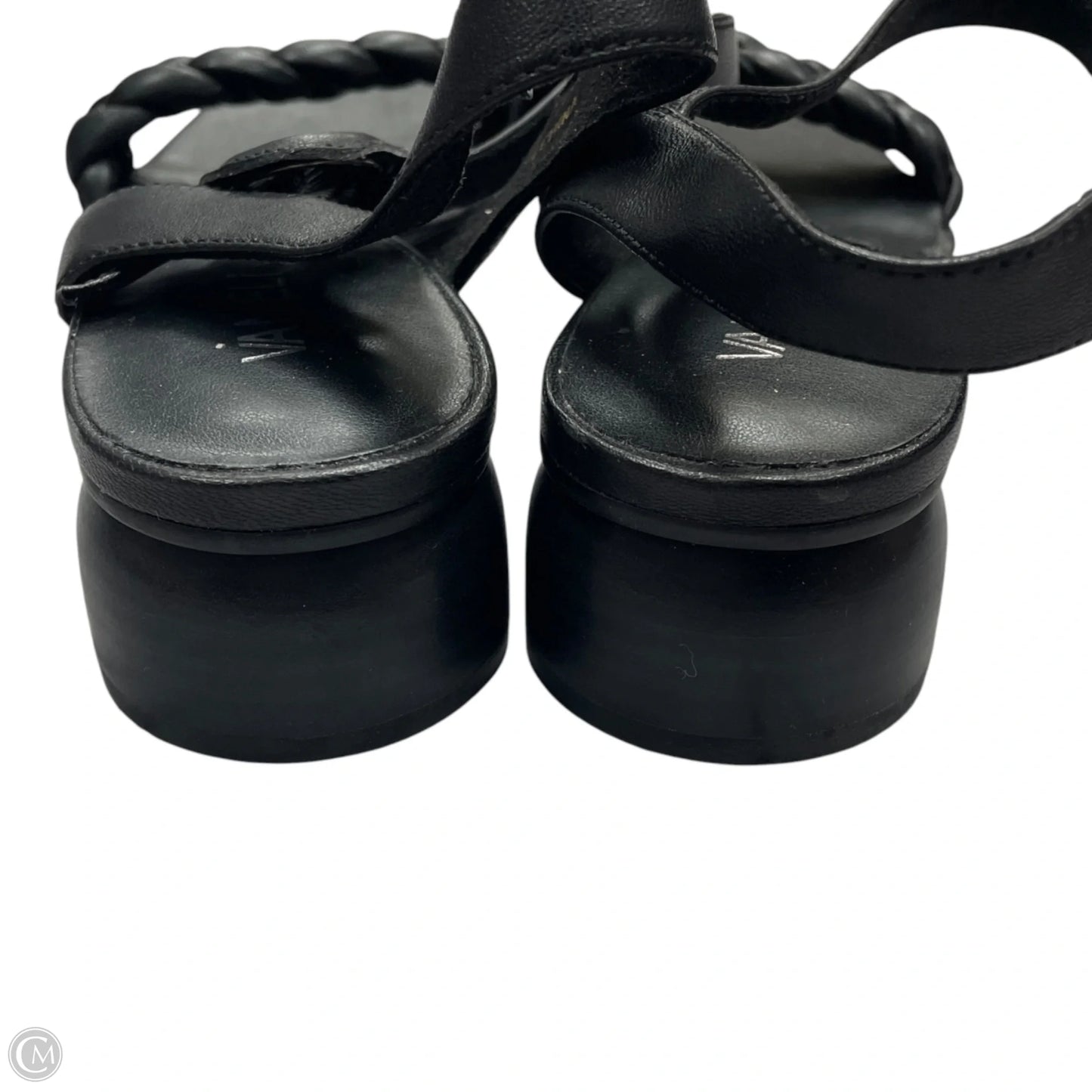 Sandals Heels Kitten By Vaneli In Black, Size: 10