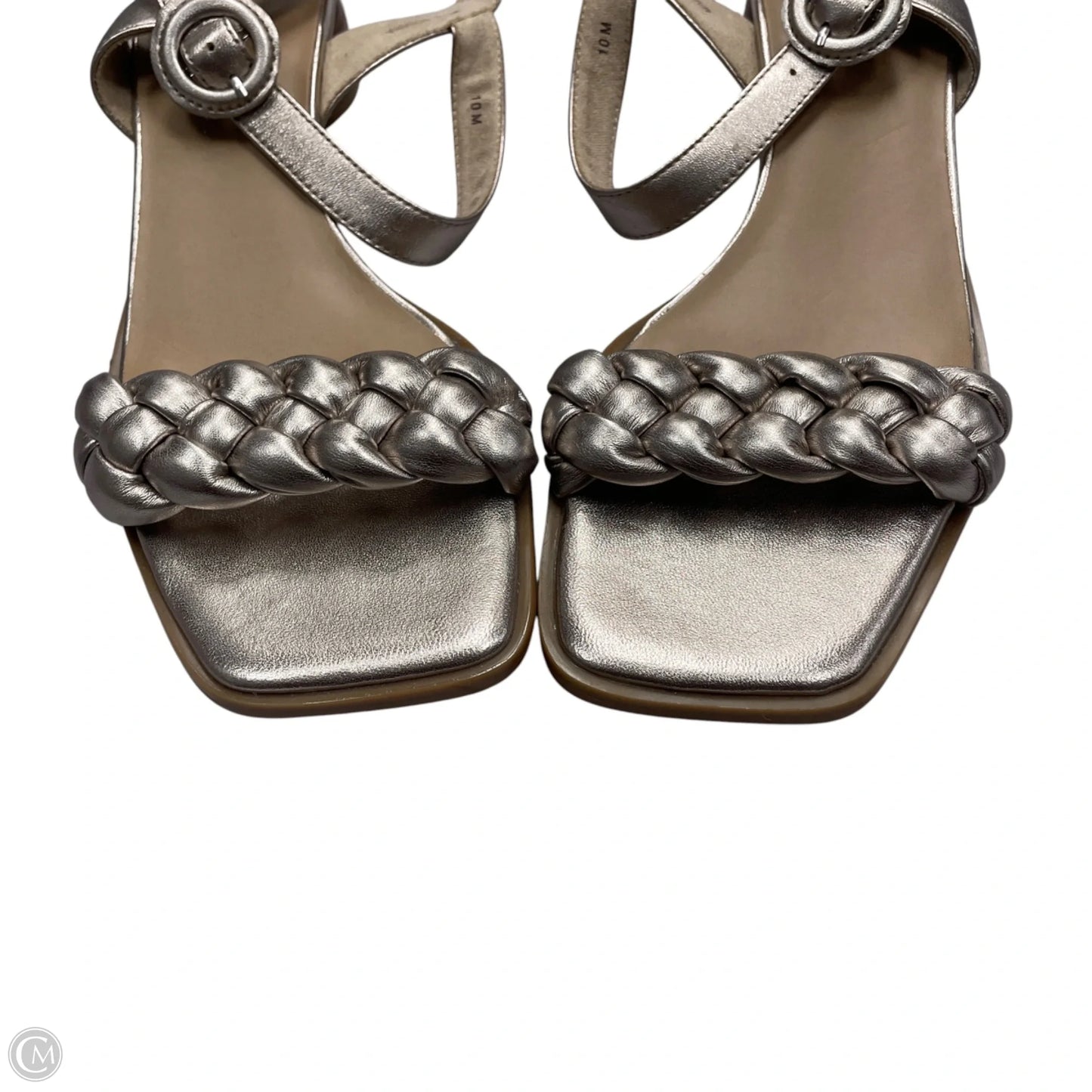 Sandals Heels Kitten By Vaneli In Rose Gold, Size: 10