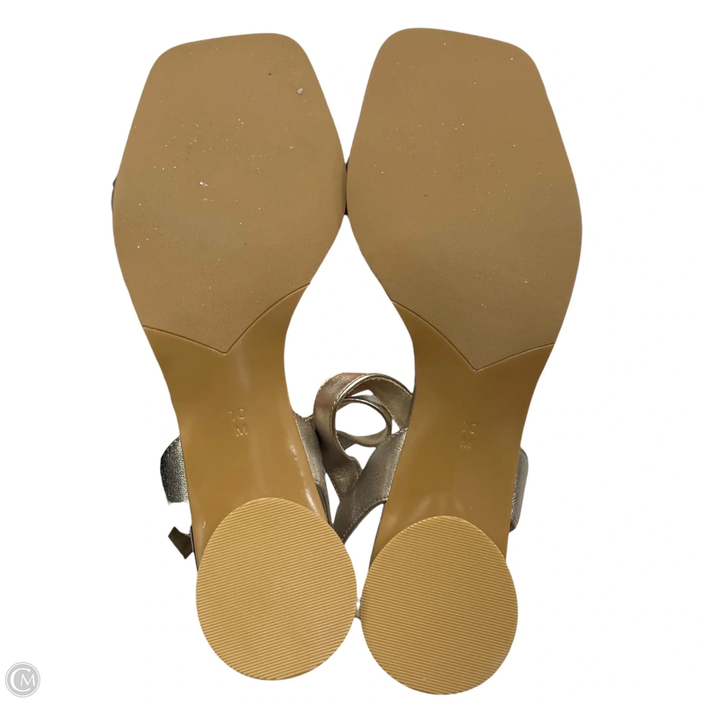 Sandals Heels Kitten By Vaneli In Rose Gold, Size: 10