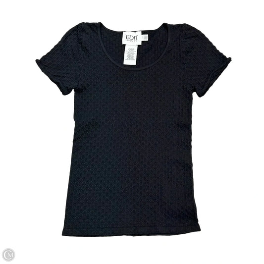 Top Short Sleeve Designer By Jason Wu In Black, Size: L