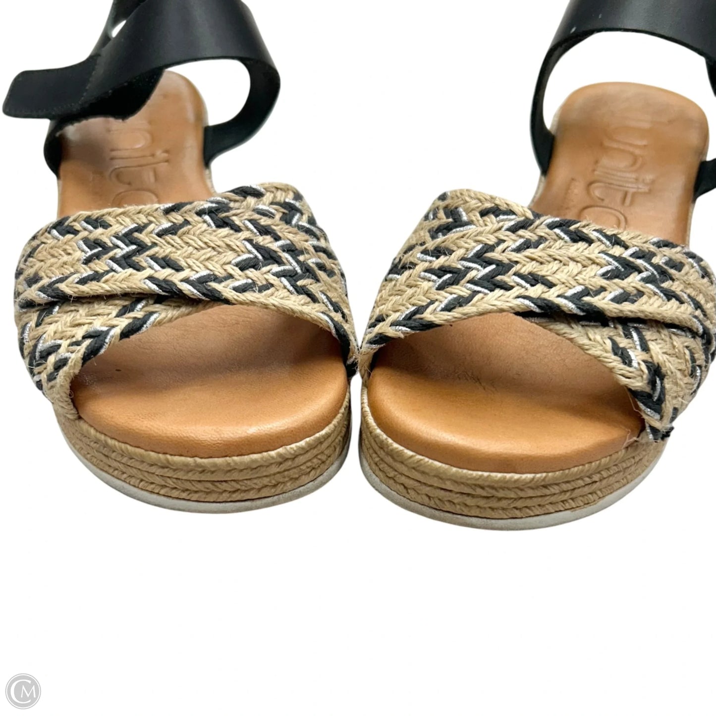 Sandals Heels Platform By Lunita In Black & Brown, Size: 5.5