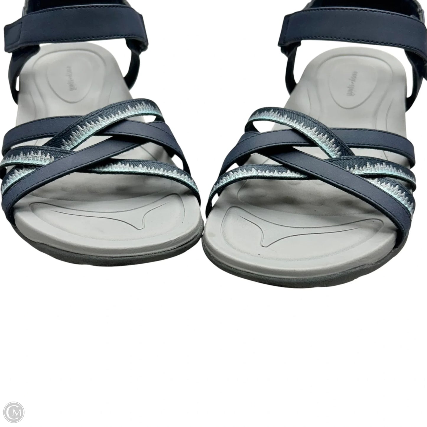 Sandals Flats By Easy Spirit In Grey, Size: 8.5