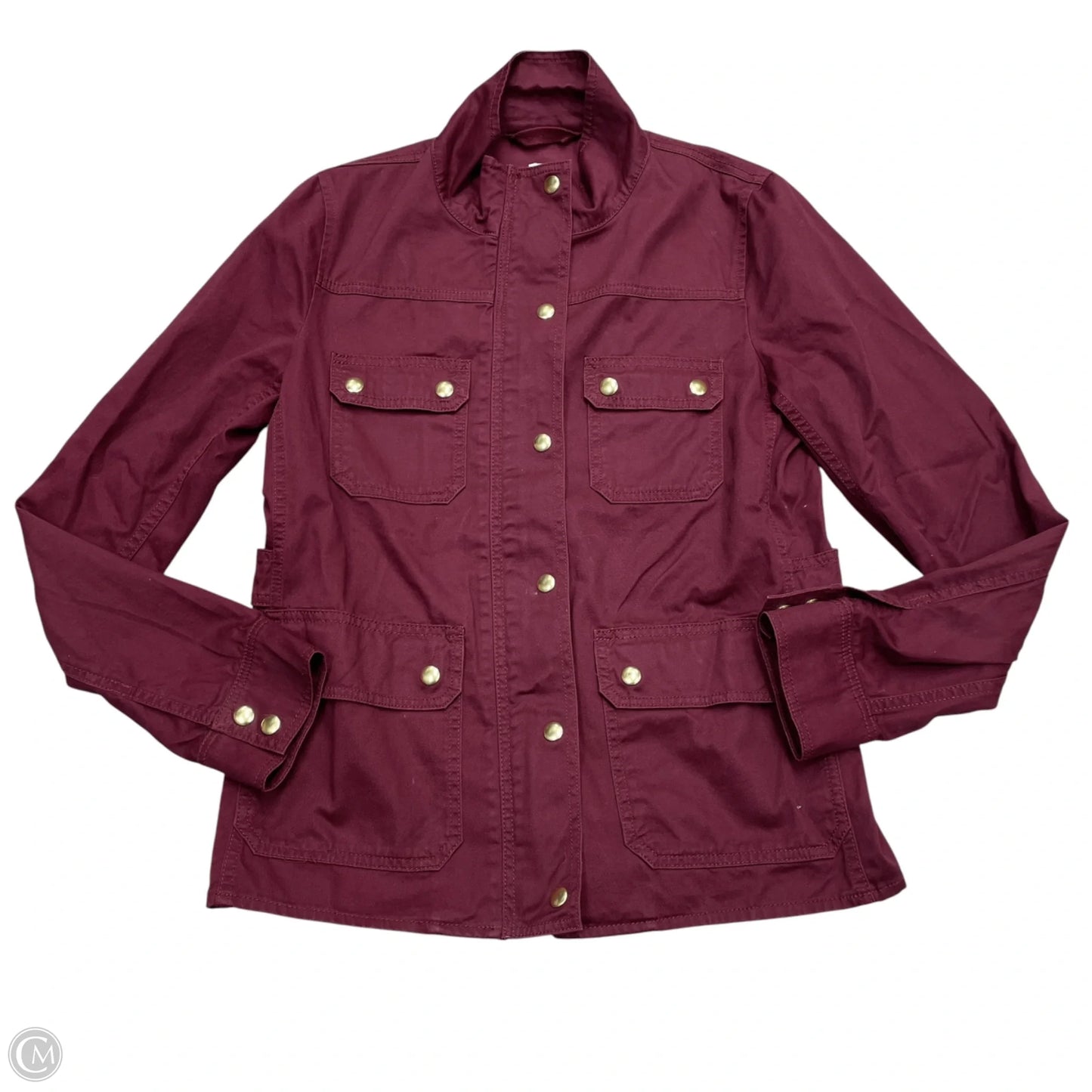 Jacket Utility By J. Crew In Maroon, Size: S