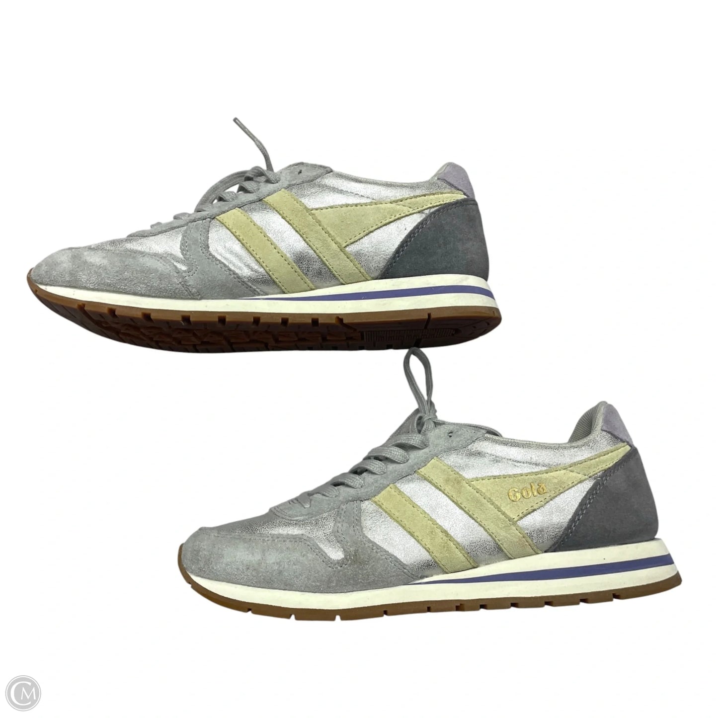 Shoes Sneakers By Gola In Silver, Size: 8