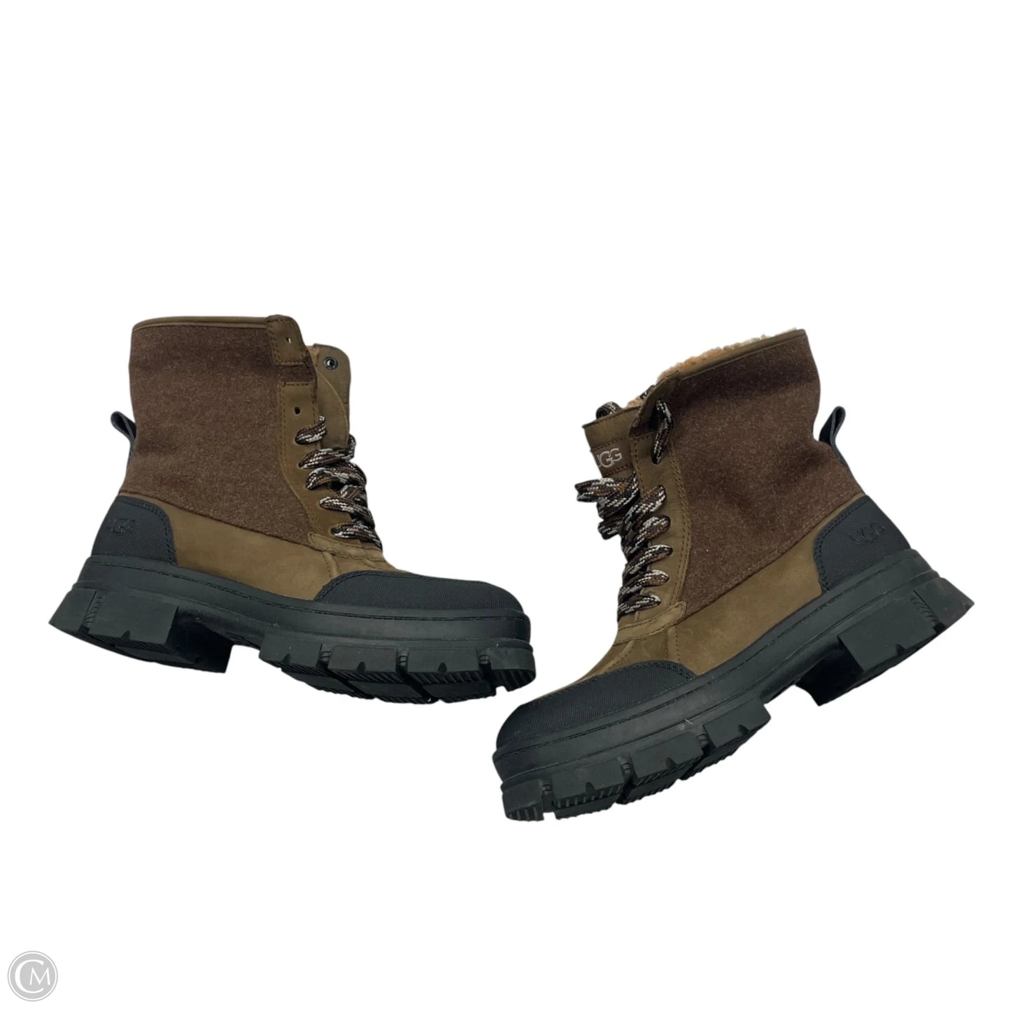 Boots Designer By Ugg In Brown, Size: 8.5