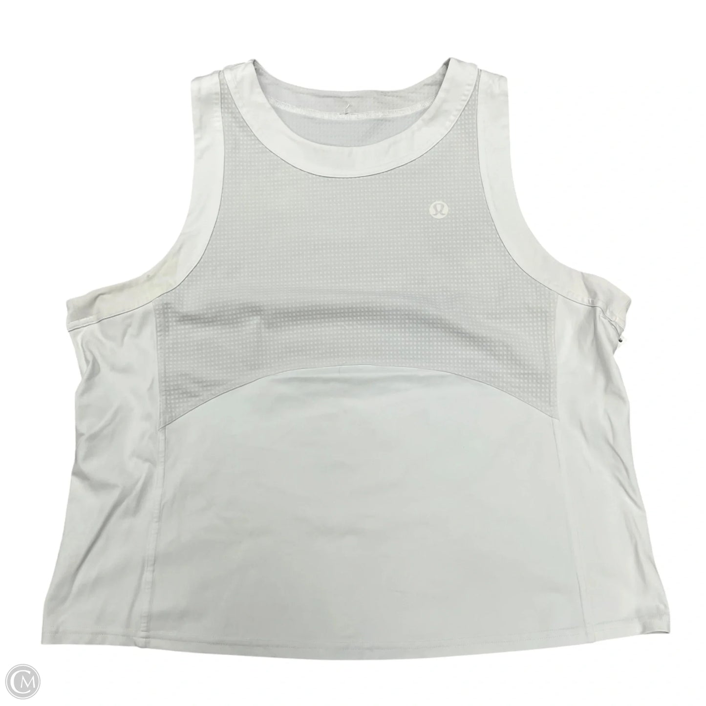 Athletic Tank Top By Lululemon In White, Size: M