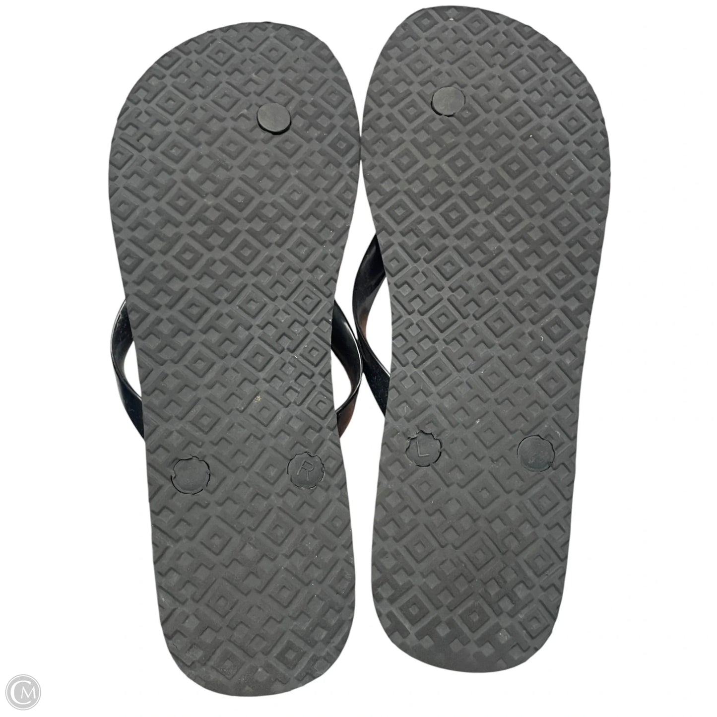 Sandals Designer By Tory Burch In Black & White, Size: 9