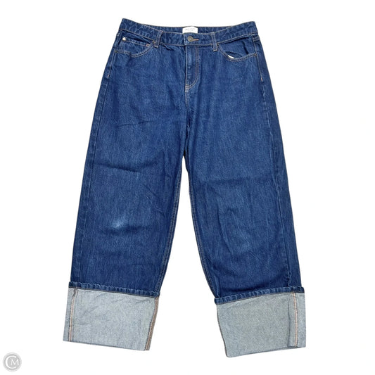 Jeans Wide Leg By Target x Kate Spade In Blue Denim, Size: 10