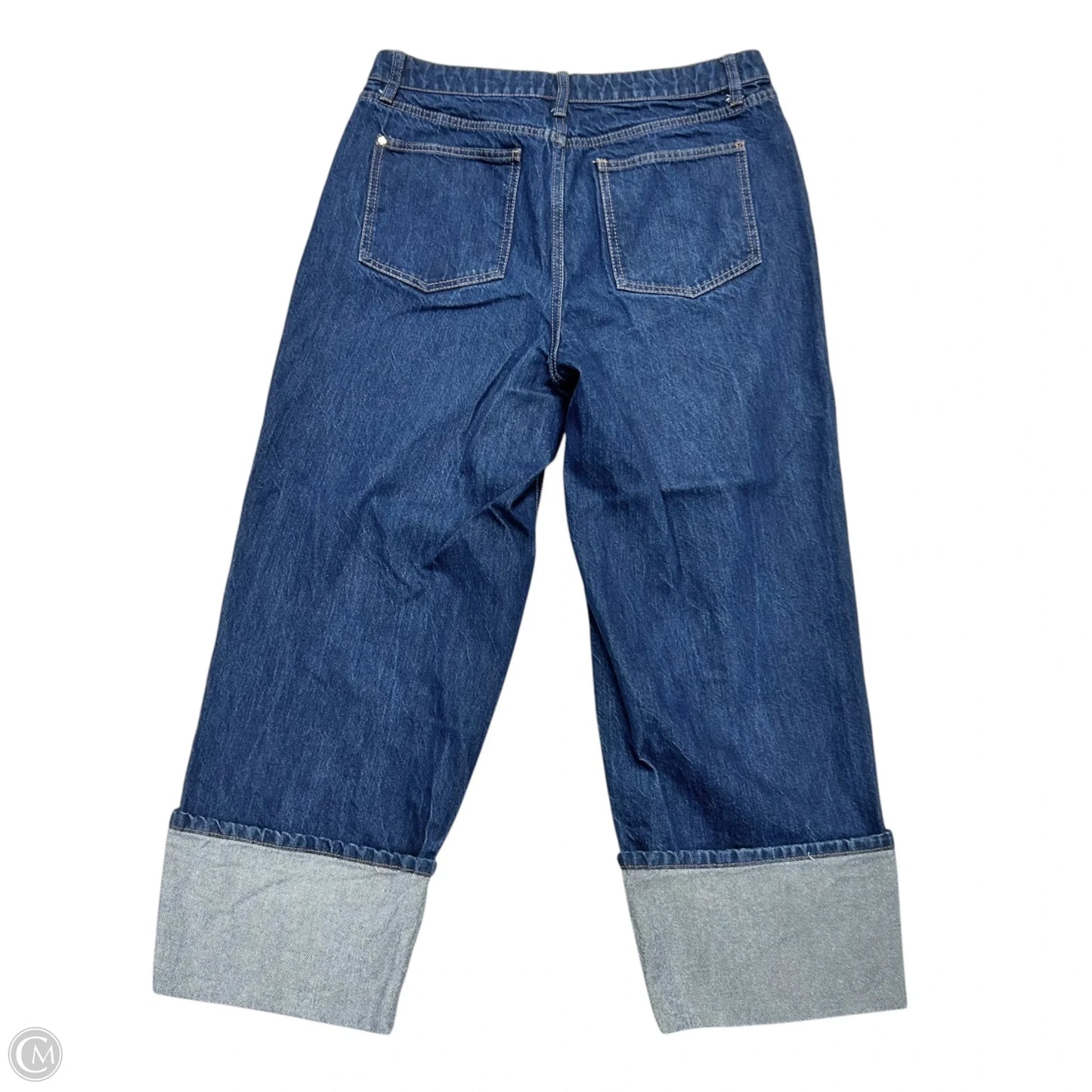 Jeans Wide Leg By Target x Kate Spade In Blue Denim, Size: 10