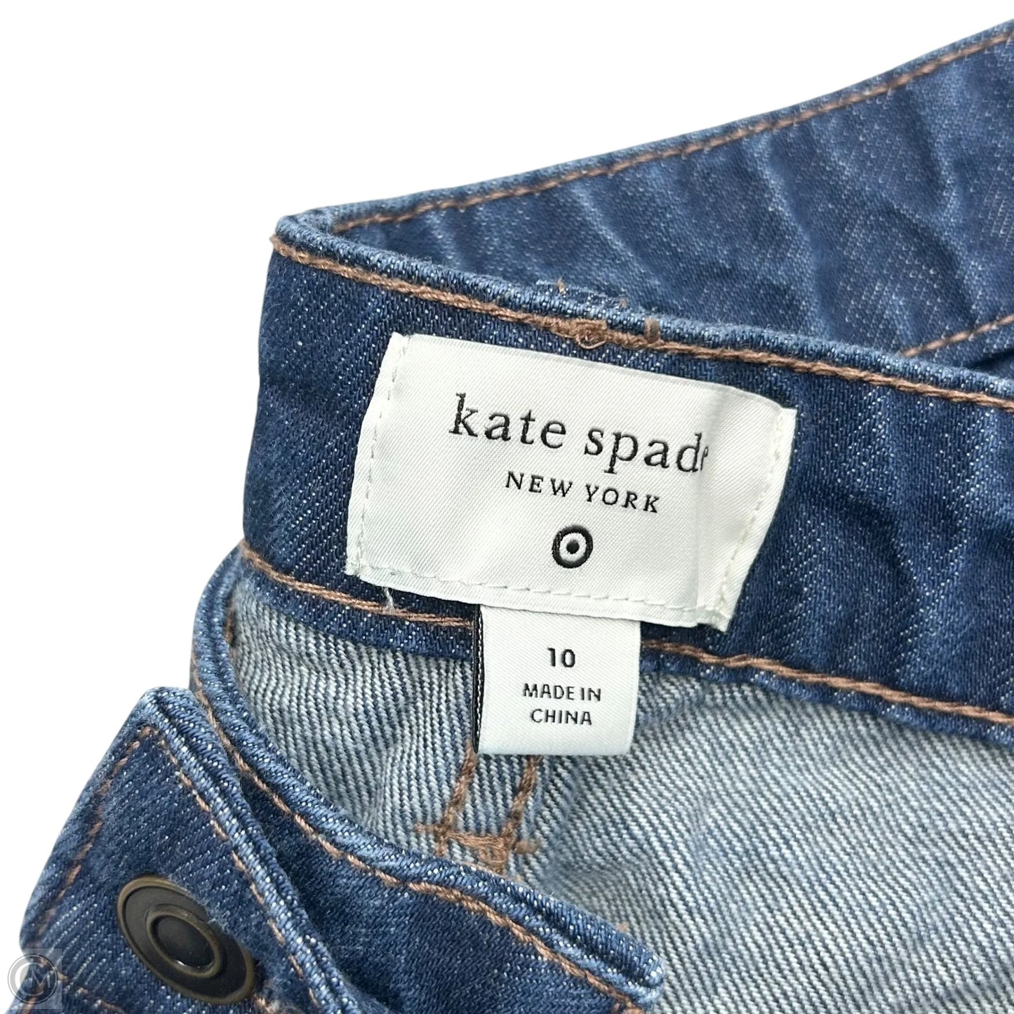 Jeans Wide Leg By Target x Kate Spade In Blue Denim, Size: 10