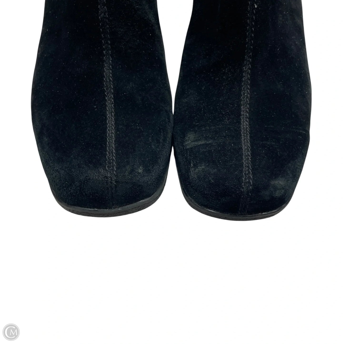 Boots Leather By Anne Klein In Black, Size: 10.5