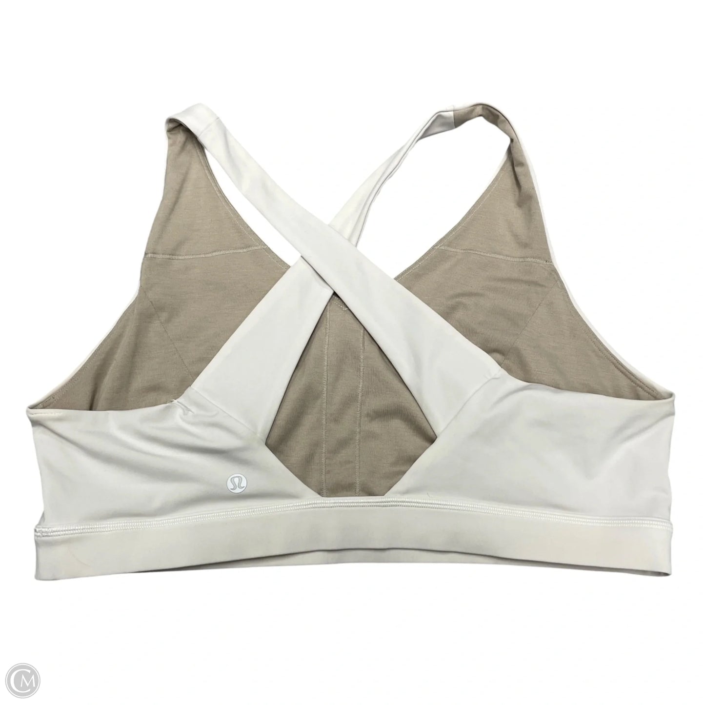 Athletic Bra By Lululemon In Ivory, Size: L