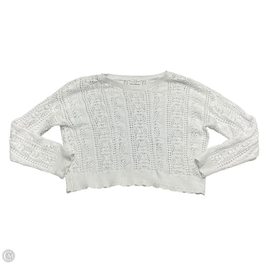 Sweater By Lucky Brand In White, Size: Xl