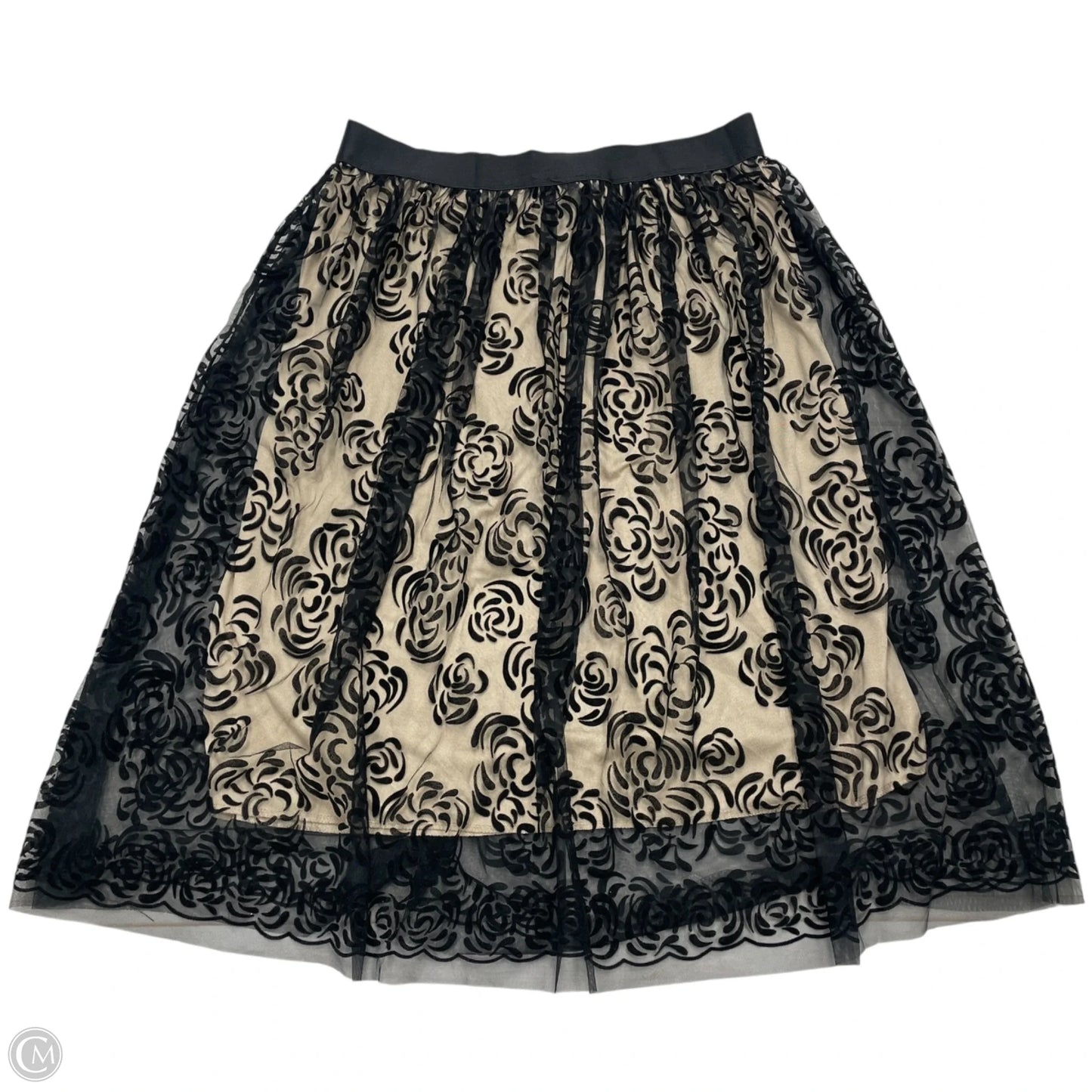 Skirt Maxi By Metro Wear In Black, Size: Xl