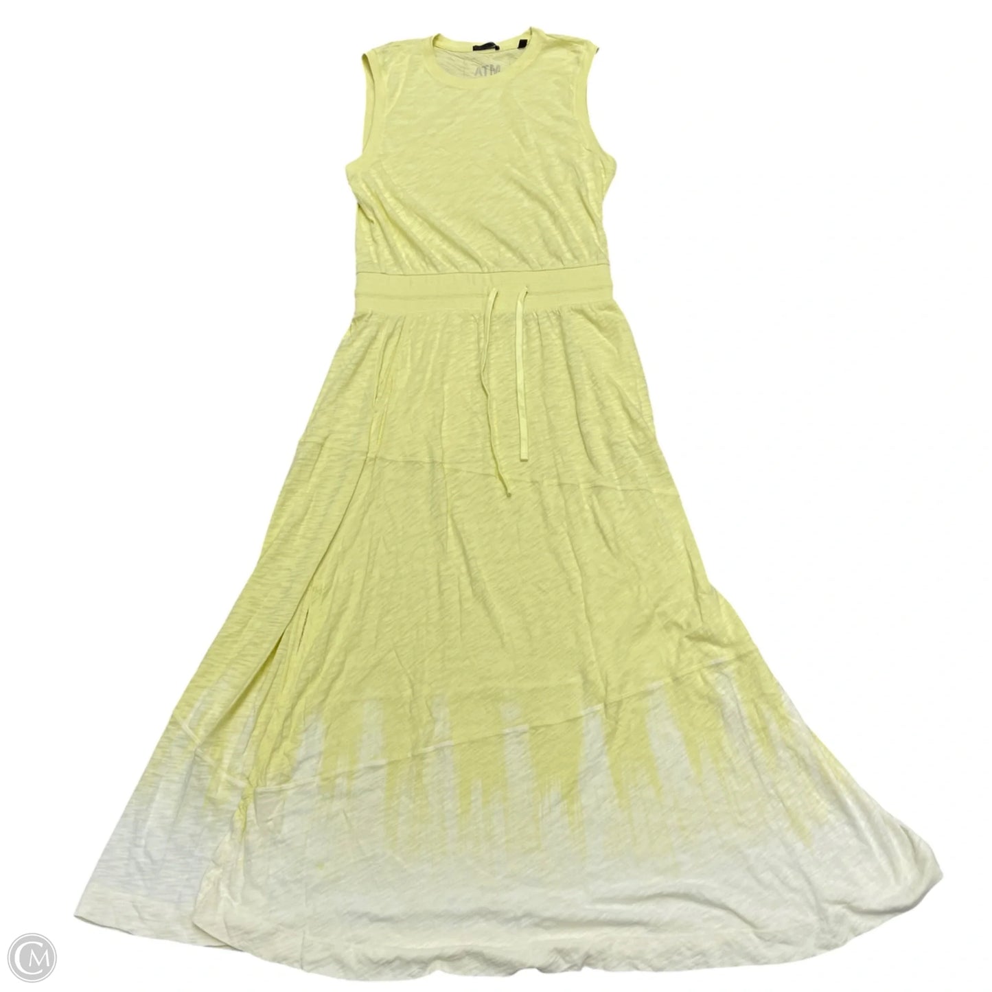 Dress Casual Maxi By Atm In Yellow, Size: M