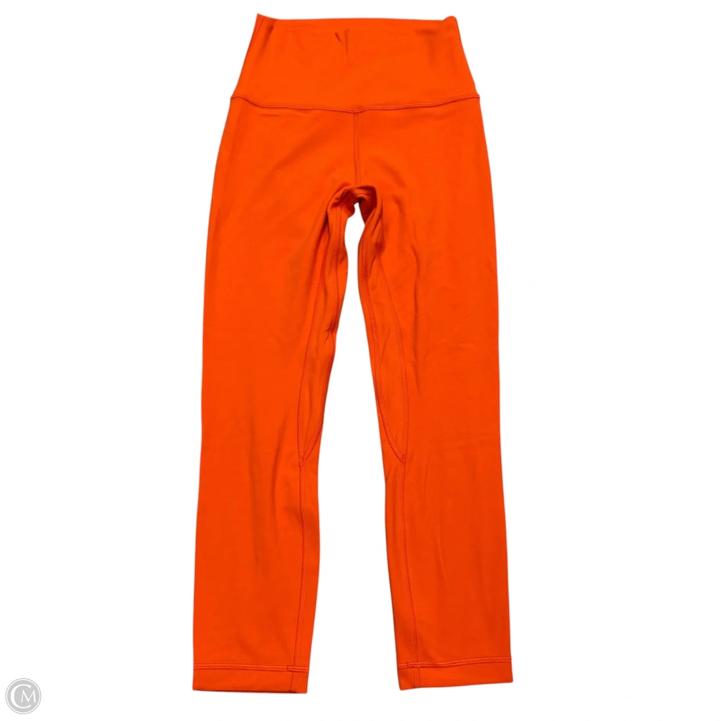 Athletic Leggings By Lululemon In Orange, Size: S