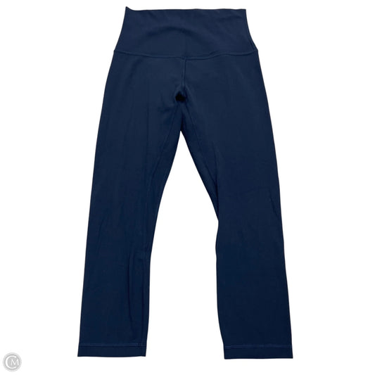 Athletic Leggings Capris By Lululemon In Navy, Size: S