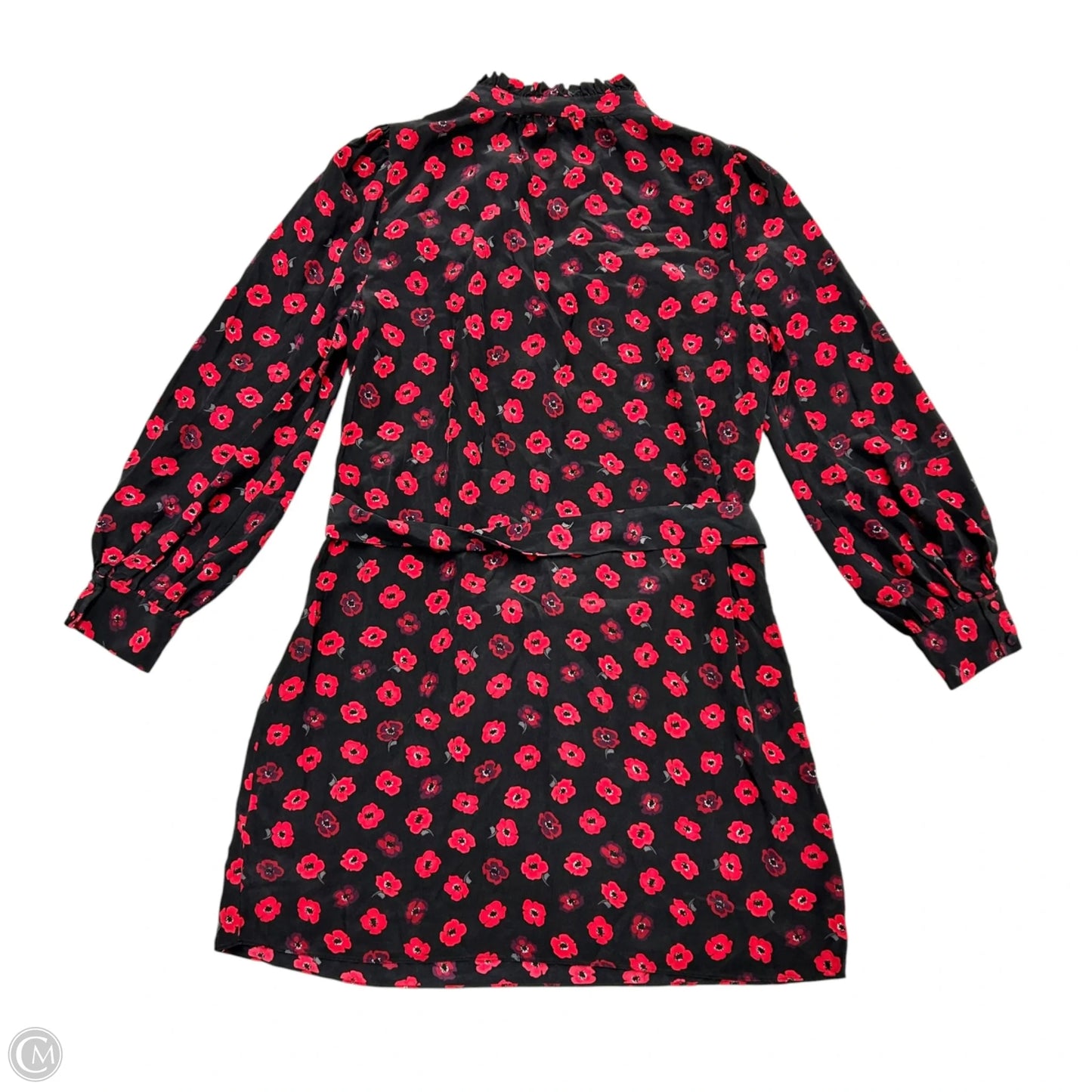 Dress Designer By Kate Spade In Black & Red, Size: M