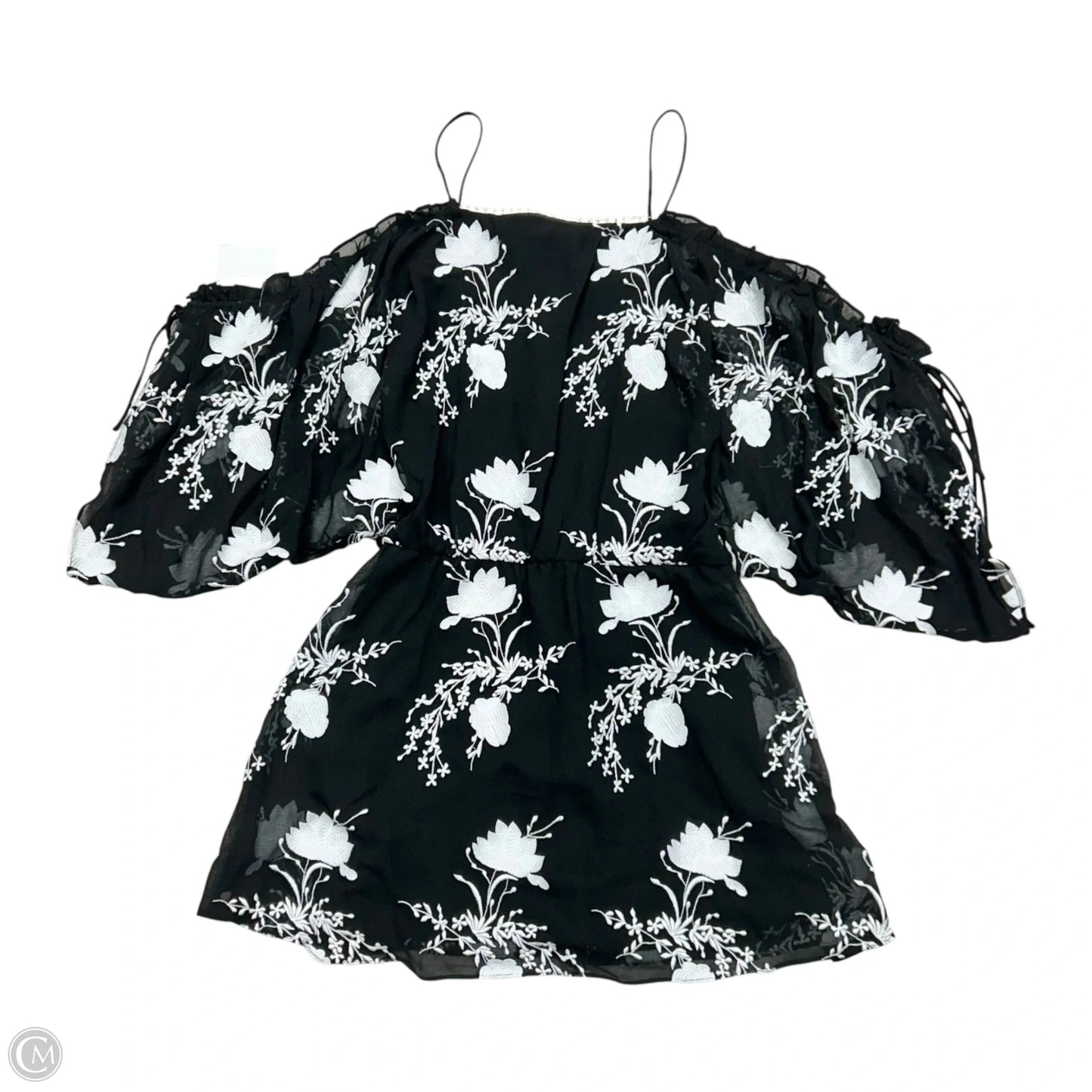 Dress Designer By Alice + Olivia In Black & White, Size: S